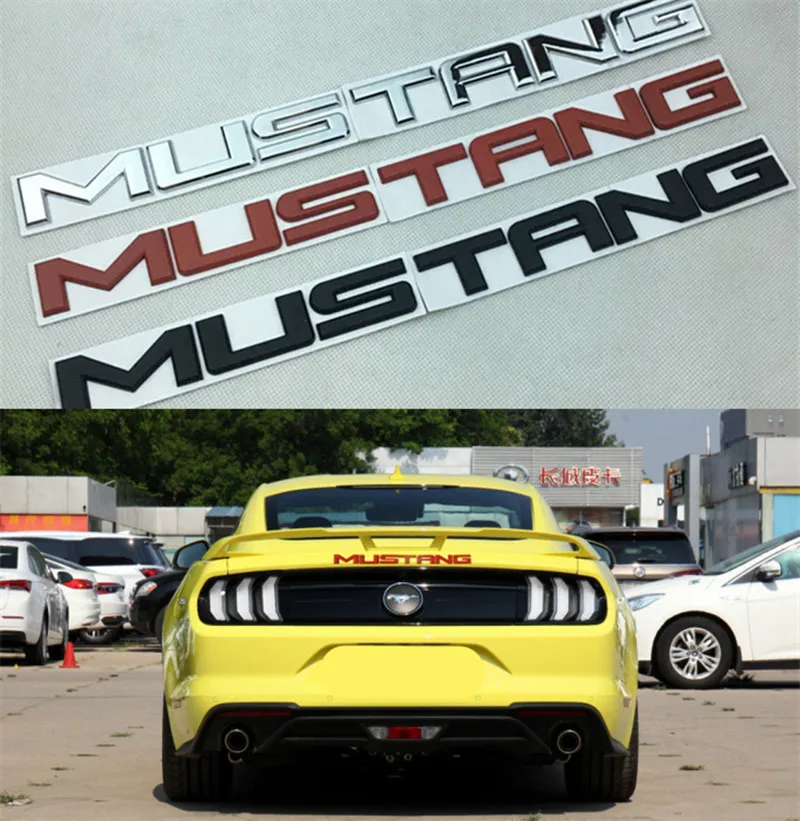 Металлические английские буквы, значок MUSTANG Tail box, наклейка на кузов автомобиля Ford Mustang 15-18
Металлические английские буквы, значок MUSTANG Tail box, наклейка на кузов автомобиля Ford Mustang 15-18