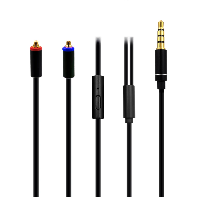 

Audio Cable with mic For Logitech UE900 UE900s Panasonic RP-HDE10E Audiofly AF120 AF140 AF160 AF180 AF1120 MK2 series Headphones
