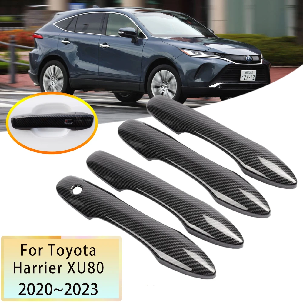for Toyota Harrier Venza XU80 80 MK4 2020 2021 2022 2023 Accessories Carbon Fiber Car Door Handle Cover Trim Exterior Stickers
for Toyota Harrier Venza XU80 80 MK4 2020 2021 2022 2023 Accessories Carbon Fiber Car Door Handle Cover Trim Exterior Stickers