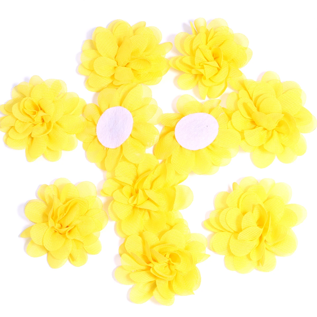 Искусственные цветы из полиэстера 5см, набор из 10 штук
Искусственные цветы из полиэстера 5см, набор из 10 штук