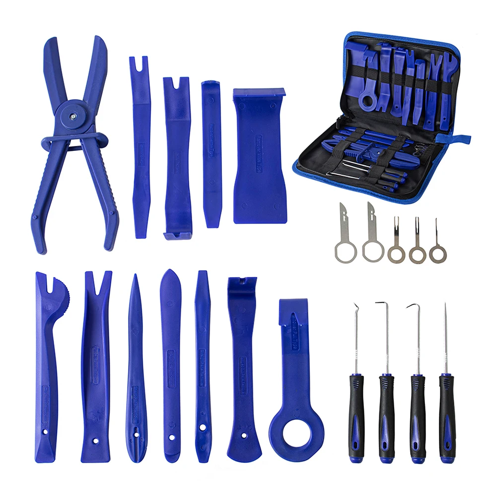 21Pcs Car Trim Removal Tools Auto Pry Tool Kit for Car Door Panel Inner Trim Remover Kits Automobile Parts
21Pcs Car Trim Removal Tools Auto Pry Tool Kit for Car Door Panel Inner Trim Remover Kits Automobile Parts