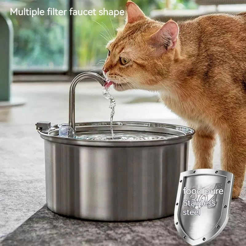 Smart Stainless Steel Pet Water Dispenser Cat Water Dispenser Large Capacity Water Dispenser Automatic Cycle Water Dispenser
Smart Stainless Steel Pet Water Dispenser Cat Water Dispenser Large Capacity Water Dispenser Automatic Cycle Water Dispenser