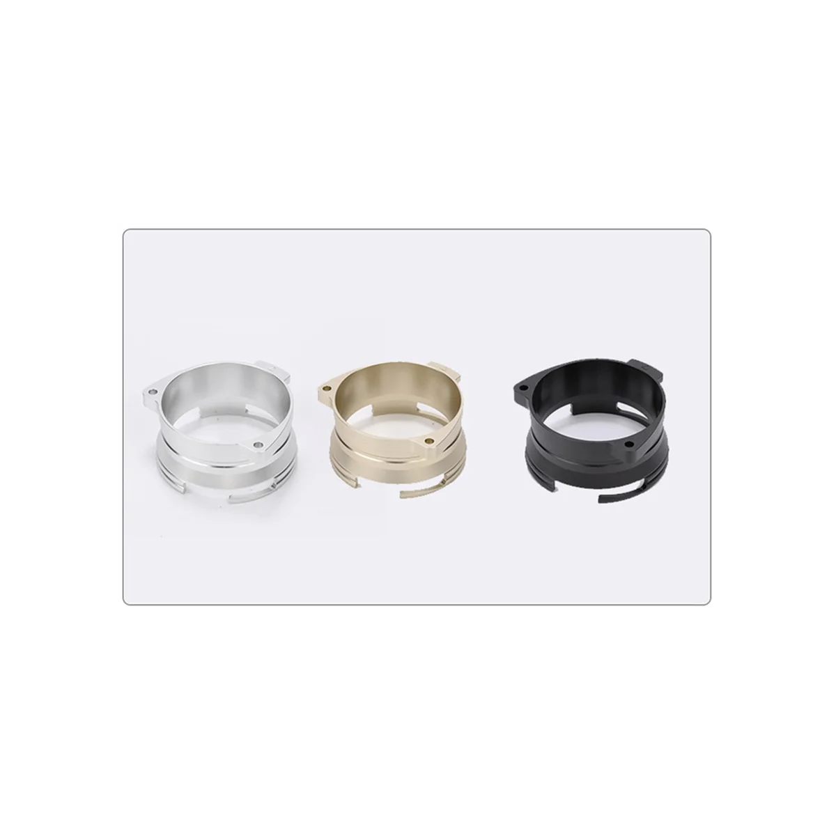 Aluminum Coffee Powder Dosing Ring 54MM Coffee Rotatable Loop for Coffee Machines Powder Ring(Black)
Aluminum Coffee Powder Dosing Ring 54MM Coffee Rotatable Loop for Coffee Machines Powder Ring(Black)