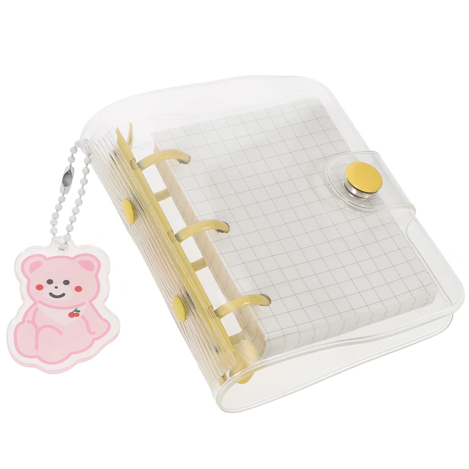Binder Notebook Mini Ring Loose Leaf Paper Scrapbook Cover Notebooks Pockets Transparent Journal Clear Pvc Withnotepadrefillable
Binder Notebook Mini Ring Loose Leaf Paper Scrapbook Cover Notebooks Pockets Transparent Journal Clear Pvc Withnotepadrefillable