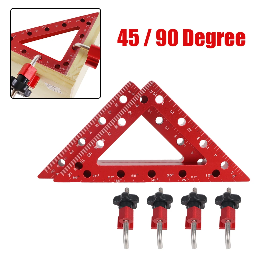 Woodworking Tool Corner Clamp Positioning Panel Fixed Clip 45/90 Degree Aluminum Alloy 150mm Right Angle Splicing Board
Woodworking Tool Corner Clamp Positioning Panel Fixed Clip 45/90 Degree Aluminum Alloy 150mm Right Angle Splicing Board