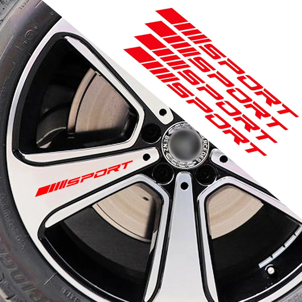 Fashion 4pc Car Stickers Wheels Rims Sport Racing DIY Stripes Decorative Stickers Emblem Car Styling Car SUV Truck Accessories
Fashion 4pc Car Stickers Wheels Rims Sport Racing DIY Stripes Decorative Stickers Emblem Car Styling Car SUV Truck Accessories