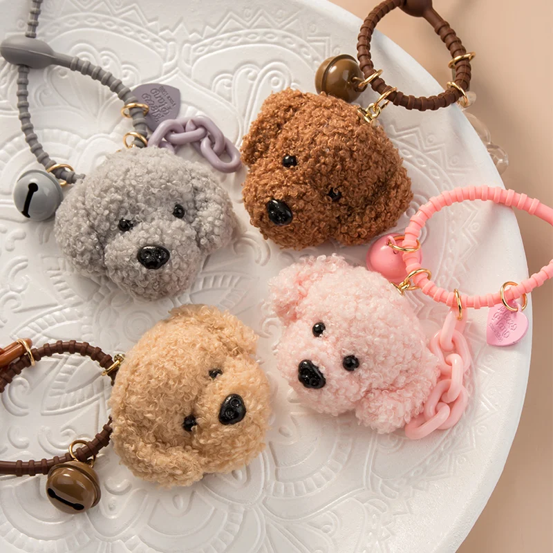 Kawaii Teddy Dog Plush Pet Lovers DIY Keychain High Quality Pendant Couples Matching Keyring Charms Car Keychain Wholesale
Kawaii Teddy Dog Plush Pet Lovers DIY Keychain High Quality Pendant Couples Matching Keyring Charms Car Keychain Wholesale