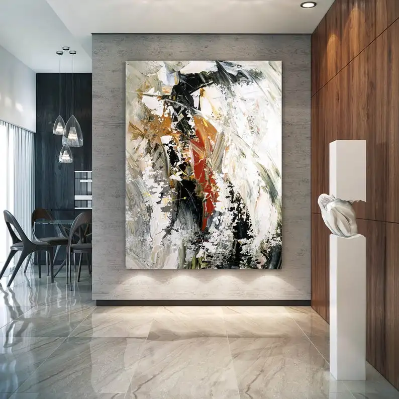 Large Abstract Handmade Painting,modern Abstract Oil Painting,painting For Home,bathroom Wall Art,acrylic Textured Art No Framed
Large Abstract Handmade Painting,modern Abstract Oil Painting,painting For Home,bathroom Wall Art,acrylic Textured Art No Framed
