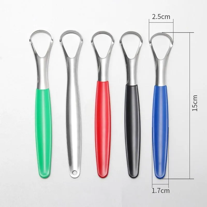 Portable Tongue Cleaner Tongue Scraper Reusable Stainless Steel Oral Mouth Brush Travel Case Black/Blue/Green Non-slip Handle
Portable Tongue Cleaner Tongue Scraper Reusable Stainless Steel Oral Mouth Brush Travel Case Black/Blue/Green Non-slip Handle