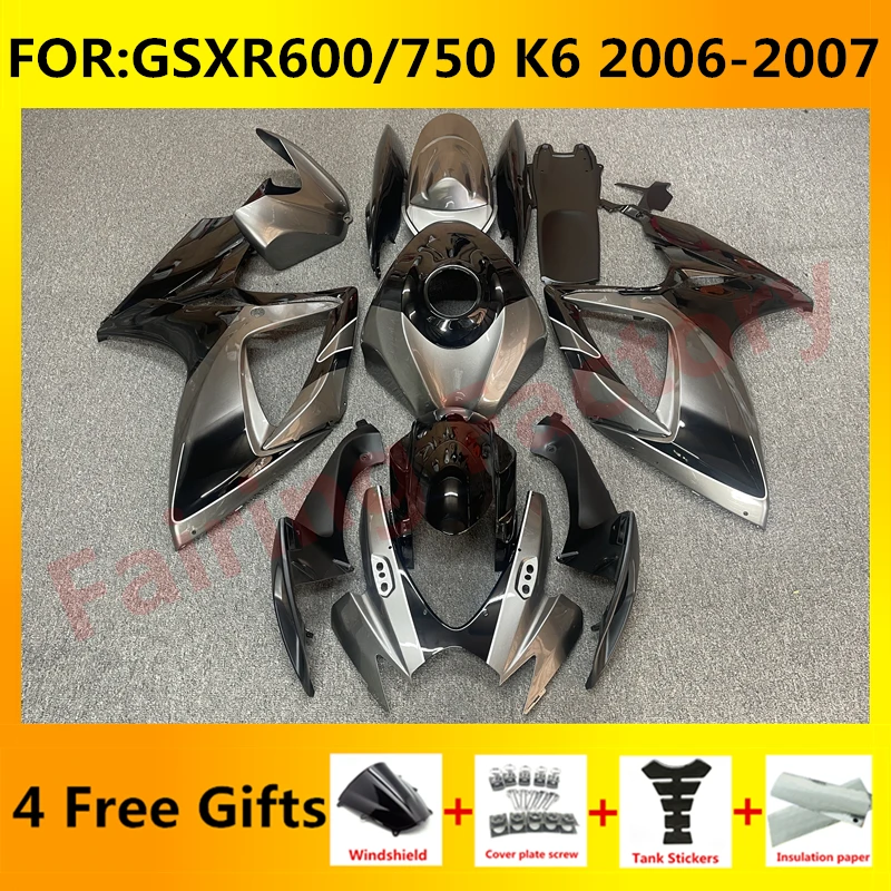 Новый комплект обтекателей для мотоцикла ABS Подходит для GSXR600 750 06 07 GSXR 600 GSX-R750 K6 2006 2007 полный комплект обтекателей серый черный
Новый комплект обтекателей для мотоцикла ABS Подходит для GSXR600 750 06 07 GSXR 600 GSX-R750 K6 2006 2007 полный комплект обтекателей серый черный