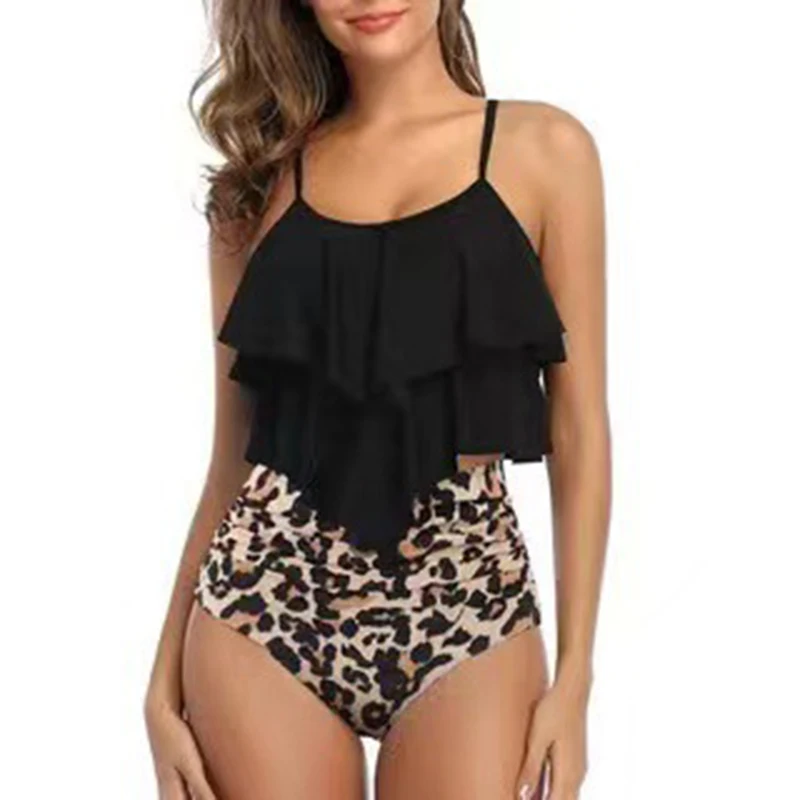 Big Size Bikini Women High Waist Swimwear Animal Print Tankini Floral Swimsuit Brazilian Ruffle Swimsuit купальник Beachwaer
Big Size Bikini Women High Waist Swimwear Animal Print Tankini Floral Swimsuit Brazilian Ruffle Swimsuit купальник Beachwaer