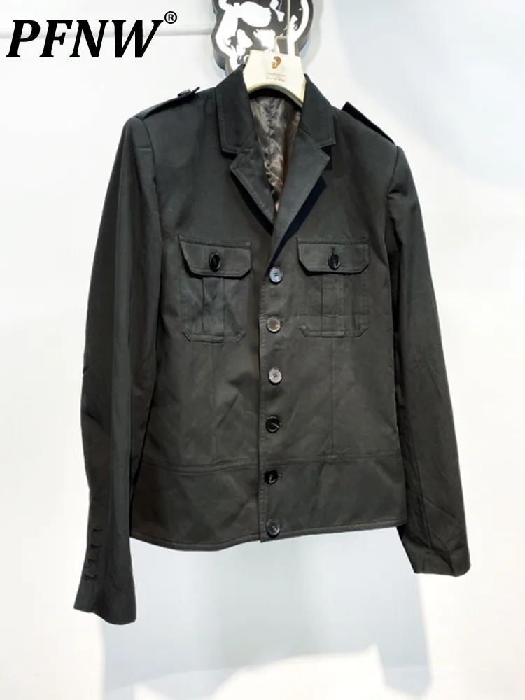 PFNW Independent Niche Tide Classic Wool Short Suit Jackets For Men Autumn New Chic Fashion Darkwear Solid Shirt Coat 12A4887
PFNW Independent Niche Tide Classic Wool Short Suit Jackets For Men Autumn New Chic Fashion Darkwear Solid Shirt Coat 12A4887