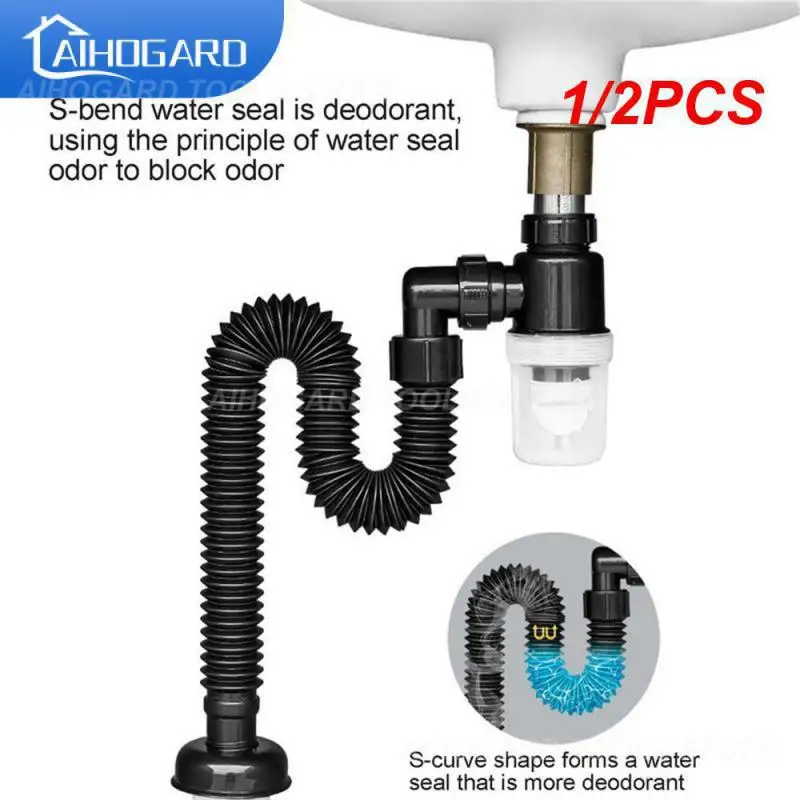 1/2PCS Durable Kitchen Accessories Plumbing Home Sink Hose Washbasin Pipeline Sink Deodorant Strainer Drain Sewer Pipe
1/2PCS Durable Kitchen Accessories Plumbing Home Sink Hose Washbasin Pipeline Sink Deodorant Strainer Drain Sewer Pipe