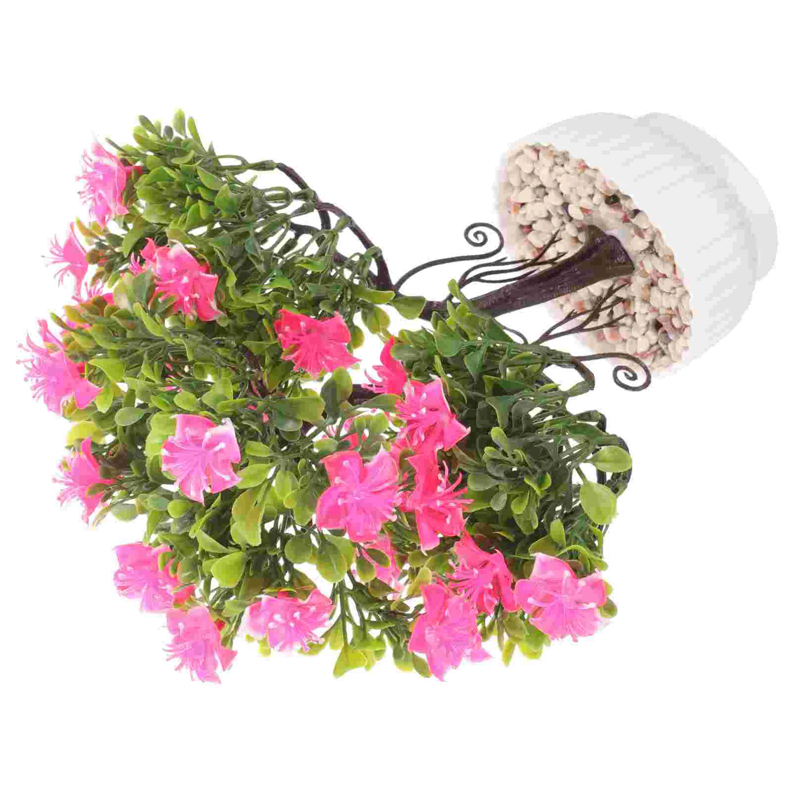 Artificial Pot Adornments Potted Ornaments Bonsai Fake Plants Flowers Indoor White Living Room Small
Artificial Pot Adornments Potted Ornaments Bonsai Fake Plants Flowers Indoor White Living Room Small
