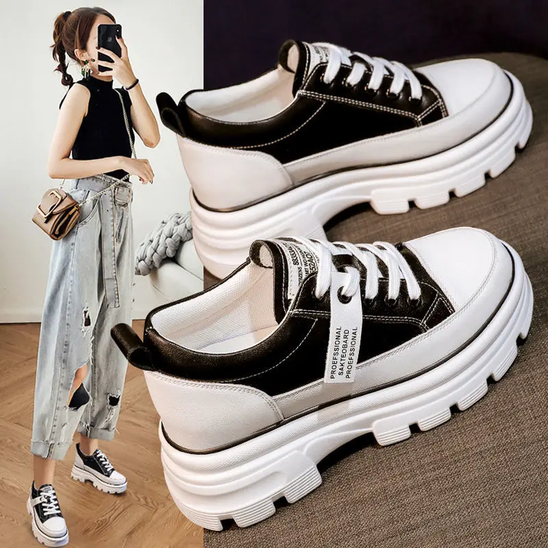 Beau Shoe Woman Shoes Increas Height Designer Brand Luxury Women Casual Female Sneakers Clogs Platform Round Toe spring/Autumn
Beau Shoe Woman Shoes Increas Height Designer Brand Luxury Women Casual Female Sneakers Clogs Platform Round Toe spring/Autumn