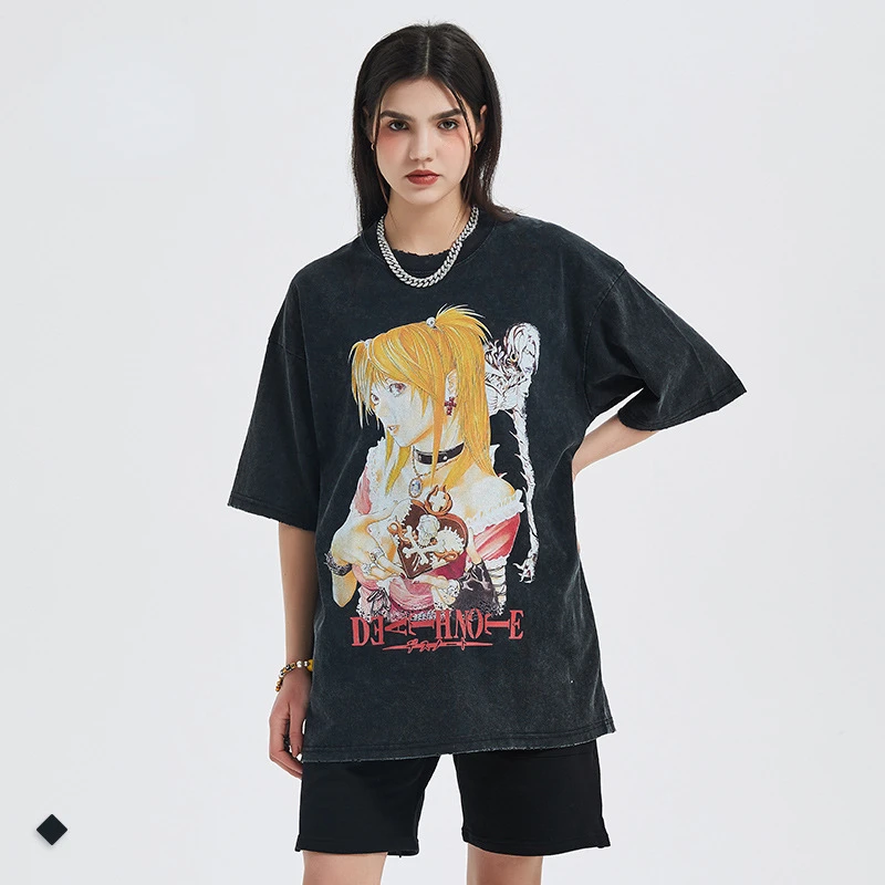 Harajuku T-Shirt 100% Cotton Men Women Hip Hop Vintage Washed Anime Girls Graphic Oversized Tee for Men Streetwear Top Tee
Harajuku T-Shirt 100% Cotton Men Women Hip Hop Vintage Washed Anime Girls Graphic Oversized Tee for Men Streetwear Top Tee