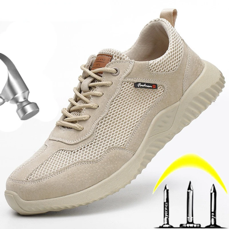 Breathable Work Sneakers Men Steel Head Cap Safety Shoes Puncture-Proof Work Shoes Wearable Indestructible Security Boots Men
Breathable Work Sneakers Men Steel Head Cap Safety Shoes Puncture-Proof Work Shoes Wearable Indestructible Security Boots Men