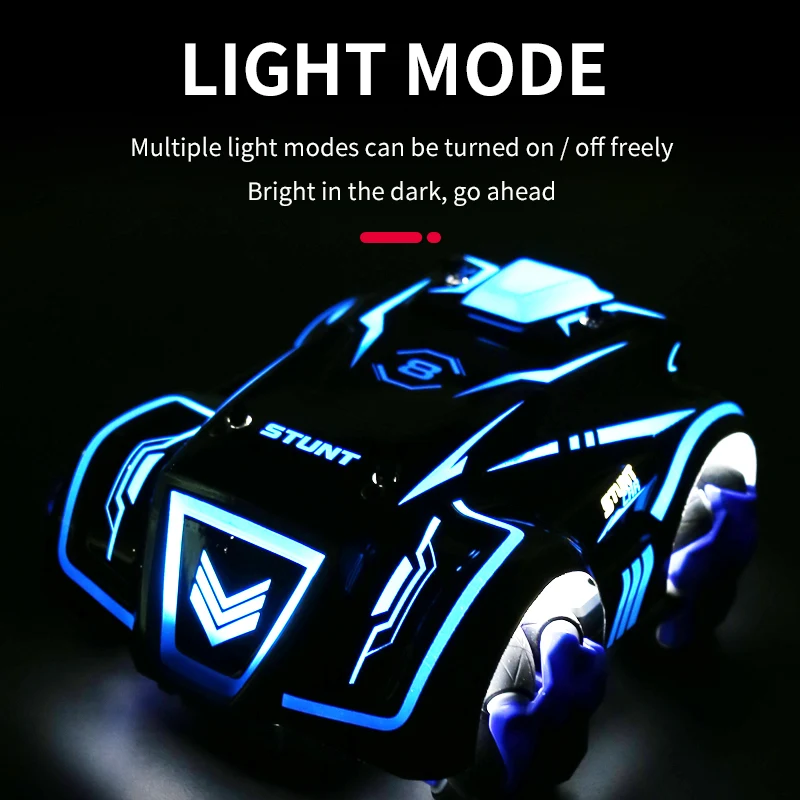 

RC remote control car lighting music dance car 360 degree rotation stunt charging dynamic drift car children's toys