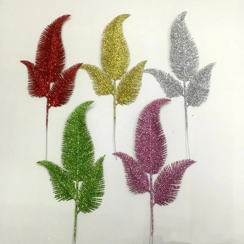 20pcs 37cm Glitter Powder Horsetail Shape Leaf Branch Flower Arrangement For Christmas Party Tree Venun Hanging Decoration
20pcs 37cm Glitter Powder Horsetail Shape Leaf Branch Flower Arrangement For Christmas Party Tree Venun Hanging Decoration