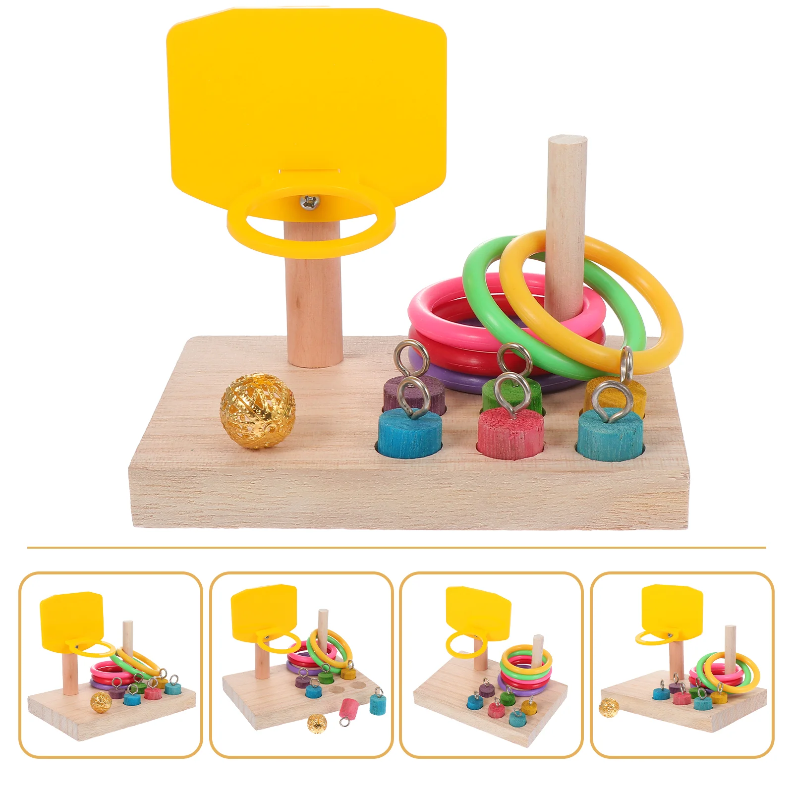 Toy Parrot Bird Toys Basketball Training Tabletop Trick Plaything Large Birds Supplies Cage Pet Teething Wooden Bite Ring
Toy Parrot Bird Toys Basketball Training Tabletop Trick Plaything Large Birds Supplies Cage Pet Teething Wooden Bite Ring