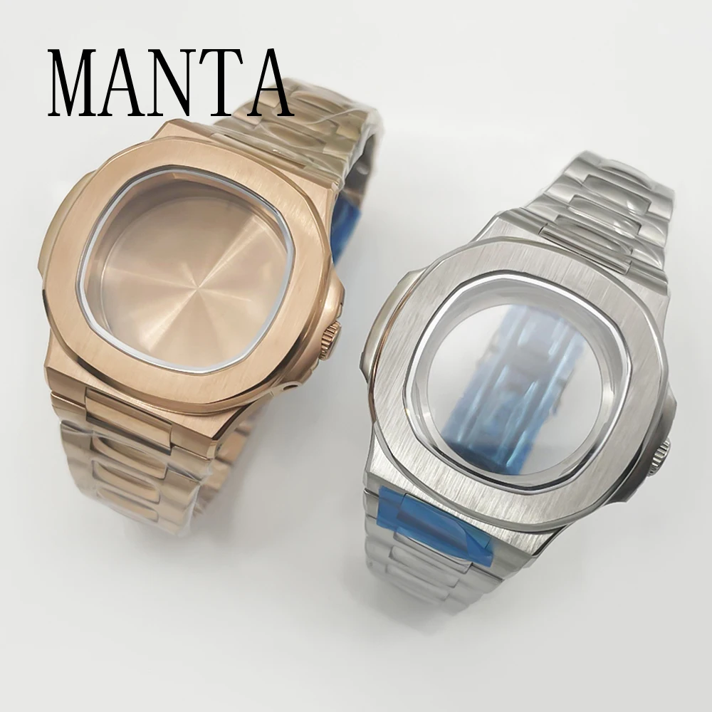

42mm Watch Case Sapphire Glass Fit NH35/NH36 ETA2836/2824 Miyota8205/8215/821A Mingzhu2813/3804 PT5000 Movement