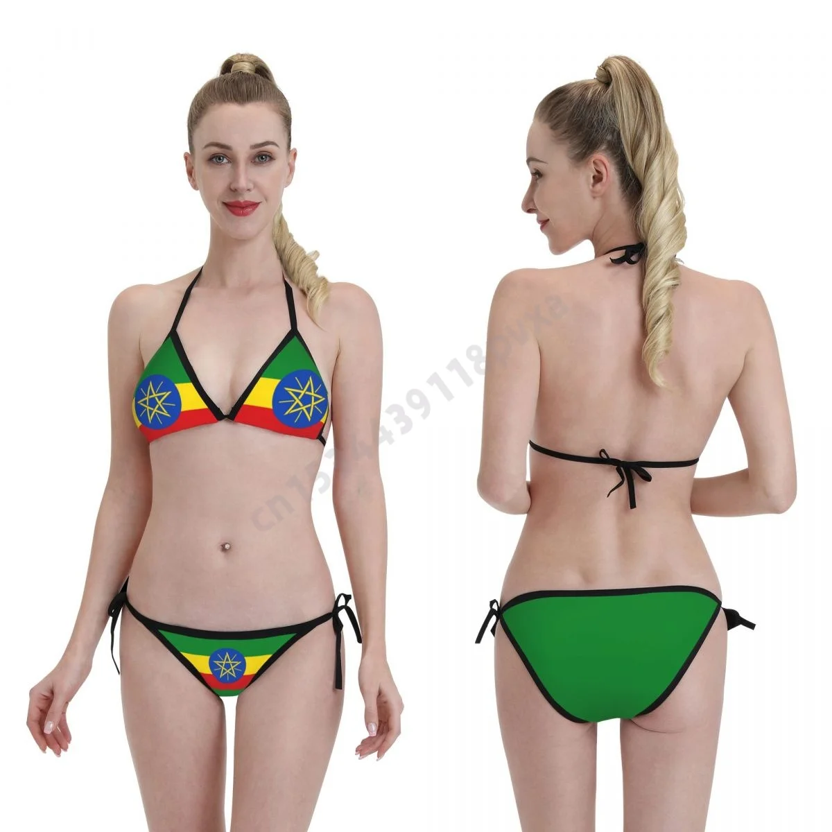 Women Bikini Set Ethiopia Flag Ethiopians Country Swimwear Mujer Girls Sexy Swimsuit Swimwear Micro Bikini Summer Bathing suit 
Women Bikini Set Ethiopia Flag Ethiopians Country Swimwear Mujer Girls Sexy Swimsuit Swimwear Micro Bikini Summer Bathing suit