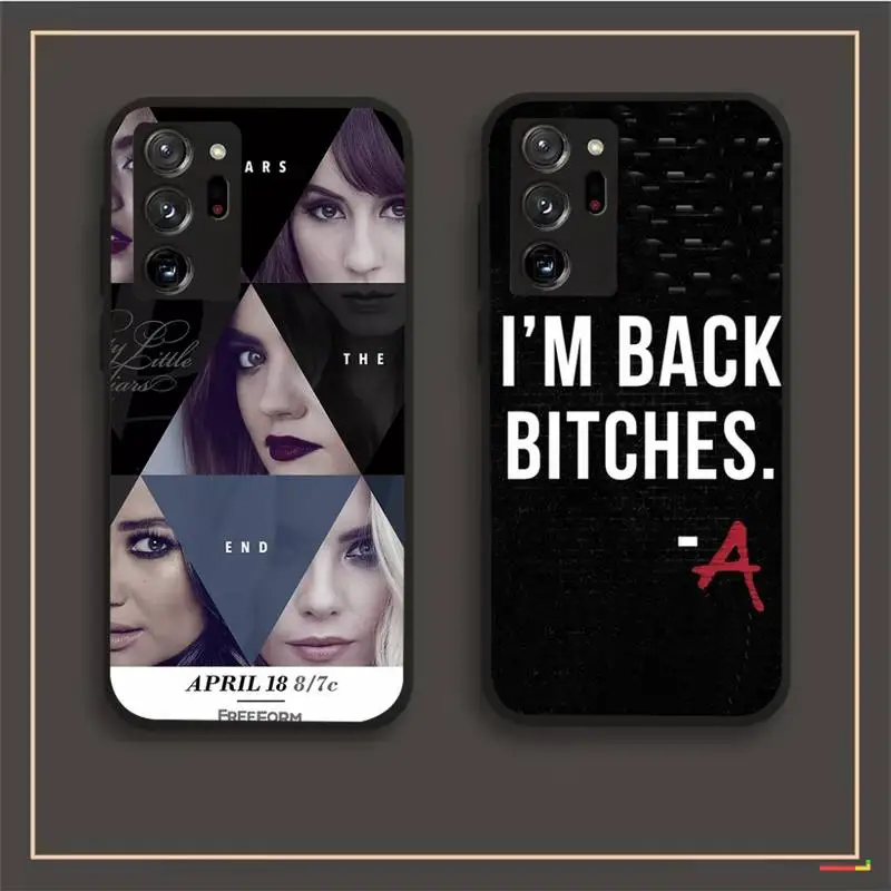 Pretty Little Liars PLL TV Show Phone Case For Samsung Note 8 9 10 20 Case For Note10Pro 10lite 20ultra M20 M31 Funda Case
Pretty Little Liars PLL TV Show Phone Case For Samsung Note 8 9 10 20 Case For Note10Pro 10lite 20ultra M20 M31 Funda Case