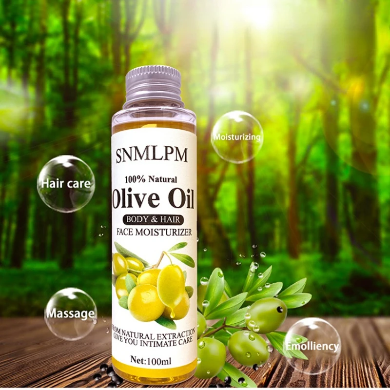 

100ml Olive oil facial skincare product body massage essential oil lubricating oil brighten and moisturize skin Skin care 1pcs