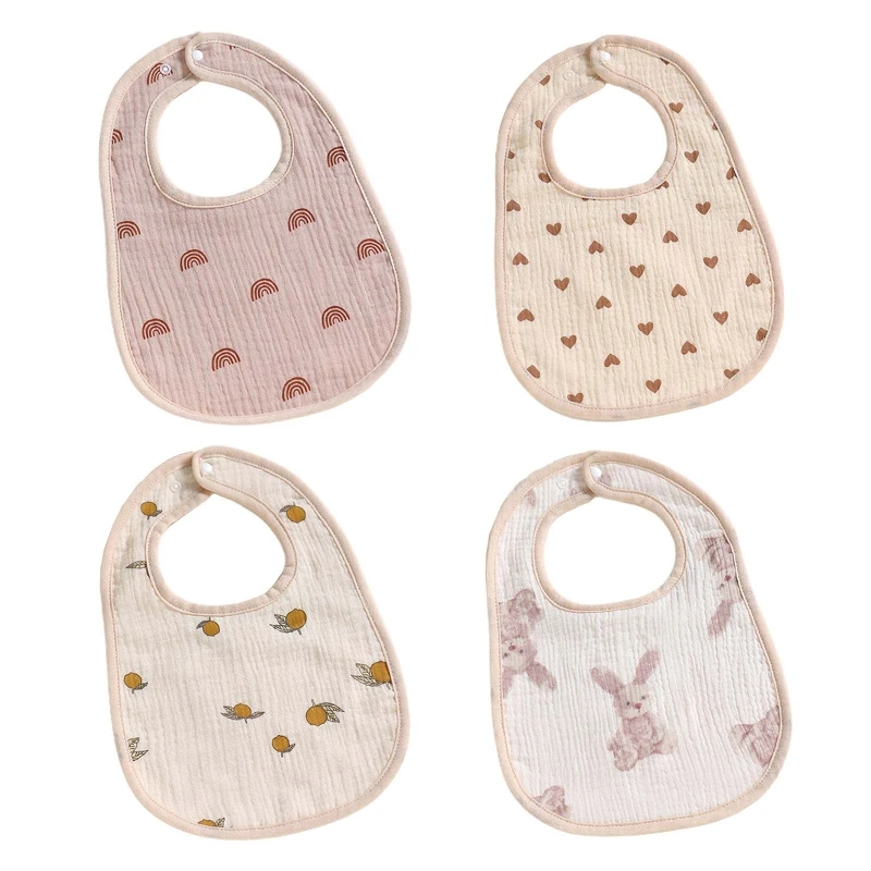 Слюнявчик для кормления ребенка Слюнявчик с мультяшным принтом 6 слоев Марля мягкий хлопок застежка пуговица слюнявчик для новорожденного малыша G99C
Слюнявчик для кормления ребенка Слюнявчик с мультяшным принтом 6 слоев Марля мягкий хлопок застежка пуговица слюнявчик для новорожденного малыша G99C