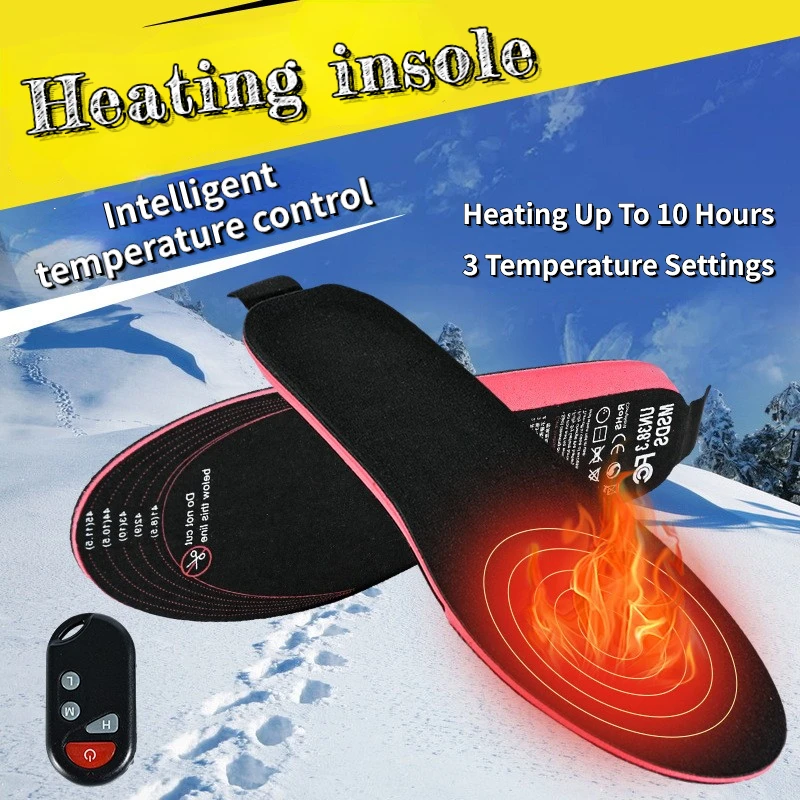USB Rechargeable Heated Insole Remote Wireless Thermal Insoles Adjustable Foot Warmer for Winter Hunting Fishing Hiking Camping
USB Rechargeable Heated Insole Remote Wireless Thermal Insoles Adjustable Foot Warmer for Winter Hunting Fishing Hiking Camping