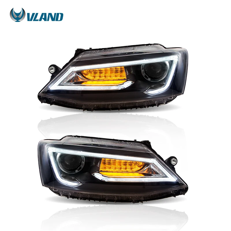 

apply to Factory Full LED Headlights With Dual Beam Headlamp 2012 2014-UP Head Light For JETTA IV/SAGITAR Headlight