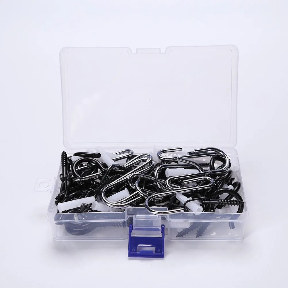 90pcs S Shaped Hooks Set with Expansion Tube Sleeves Hanger Screw Hook for Suspension String Lights Flower Pot
90pcs S Shaped Hooks Set with Expansion Tube Sleeves Hanger Screw Hook for Suspension String Lights Flower Pot