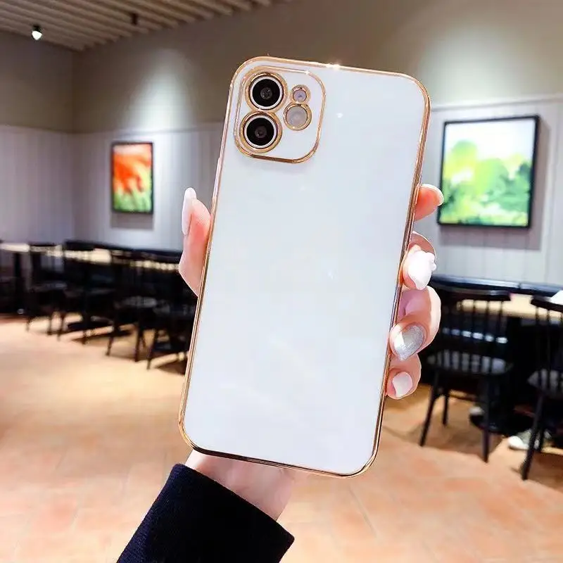 Luxury 6D Plating Soft Silicone Square Frame Case for iPhone 11 12 13 Pro Max Mini XR X XS 7 8 Plus SE 2020 Shockproof TPU Cover
Luxury 6D Plating Soft Silicone Square Frame Case for iPhone 11 12 13 Pro Max Mini XR X XS 7 8 Plus SE 2020 Shockproof TPU Cover
