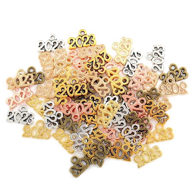 20pcs 2023 Year Silver Gold Color 14x9mm Charms Letters Pendant For DIY Handmade Alloy Jewelry Making Accessories Crafts Pendant
20pcs 2023 Year Silver Gold Color 14x9mm Charms Letters Pendant For DIY Handmade Alloy Jewelry Making Accessories Crafts Pendant