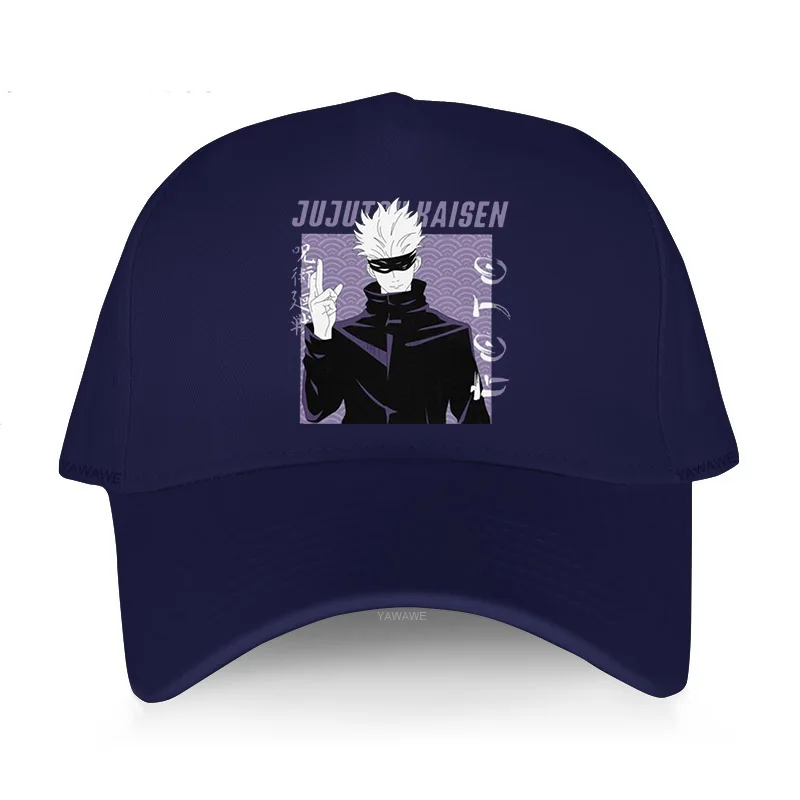 Male Stylish baseball caps Satoru Gojo Anime Manga Cotton sun hat Graphic Jujutsu Kaisen luxury cap Adjustable men hip hop hats
Male Stylish baseball caps Satoru Gojo Anime Manga Cotton sun hat Graphic Jujutsu Kaisen luxury cap Adjustable men hip hop hats