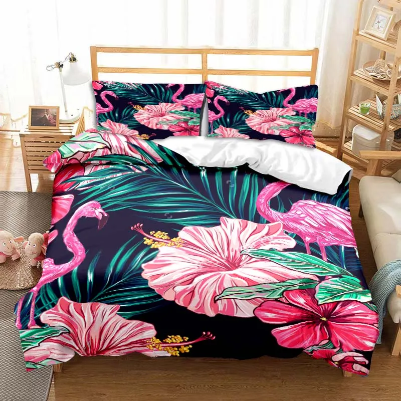 Flamingo Comforter Cover Bedding Set King Size Duvet Cover Sheet Pillowcase 100% Bamboo Fiber Bed Set
Flamingo Comforter Cover Bedding Set King Size Duvet Cover Sheet Pillowcase 100% Bamboo Fiber Bed Set