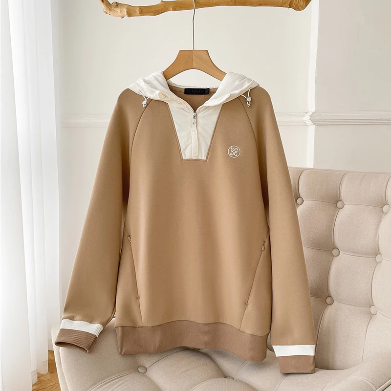 Spring New Golf Men's Loose Hooded Sweater Shirt Cotton Polyester Fabric Fashion Top Clothing
Spring New Golf Men's Loose Hooded Sweater Shirt Cotton Polyester Fabric Fashion Top Clothing