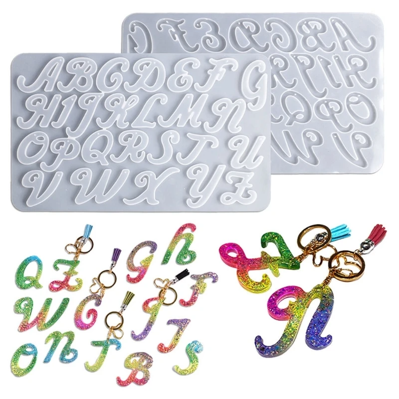 Fashion Reversed Alphabet Mold for Resin Letter Keychain Molds with Hole Epoxy Molds for Keychain Jewelry Making DIY 
Fashion Reversed Alphabet Mold for Resin Letter Keychain Molds with Hole Epoxy Molds for Keychain Jewelry Making DIY