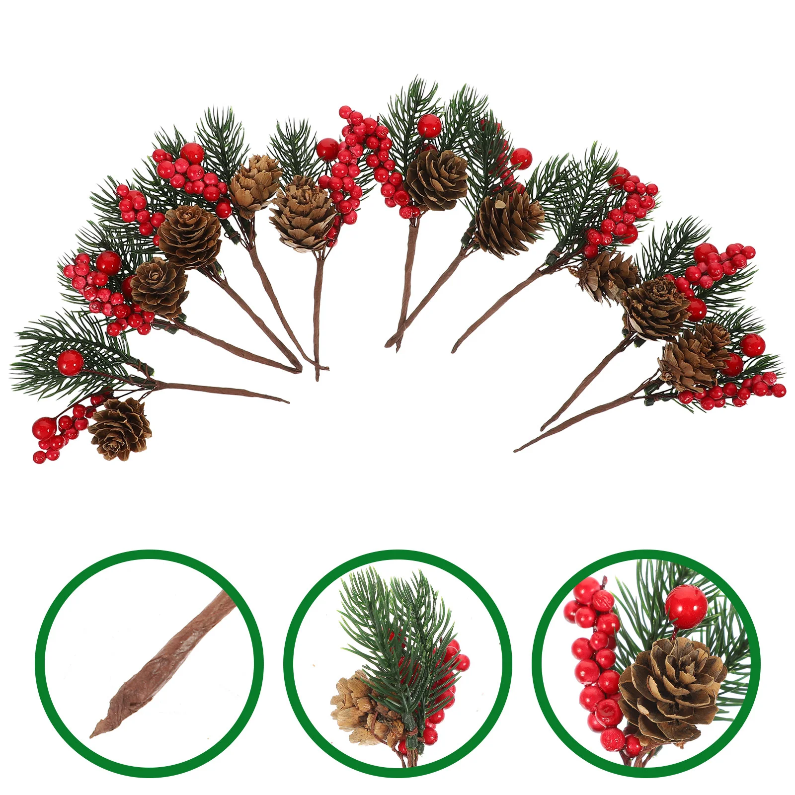 Christmas Pine Picks Berry Artificial Branches Berries Decor Stems Redstem Wreath Floral Treehollyflower Fake Branch Pick Cone
Christmas Pine Picks Berry Artificial Branches Berries Decor Stems Redstem Wreath Floral Treehollyflower Fake Branch Pick Cone