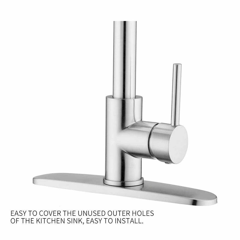 10inch Faucet Plate Hole Cover Deck Plate Tap Cover Kitchen Faucet Accessories Stainless Steel Hardware For Most Single Hole
10inch Faucet Plate Hole Cover Deck Plate Tap Cover Kitchen Faucet Accessories Stainless Steel Hardware For Most Single Hole