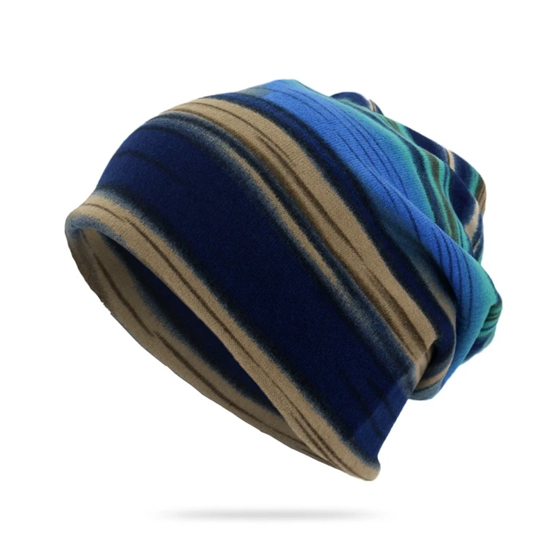 Cycling Striped Print Dual-purpose Hat Striped Beanie Cap Camping Sports Twist Hat Multi-Colour Double-Layer Dual-Purpose Hat
Cycling Striped Print Dual-purpose Hat Striped Beanie Cap Camping Sports Twist Hat Multi-Colour Double-Layer Dual-Purpose Hat
