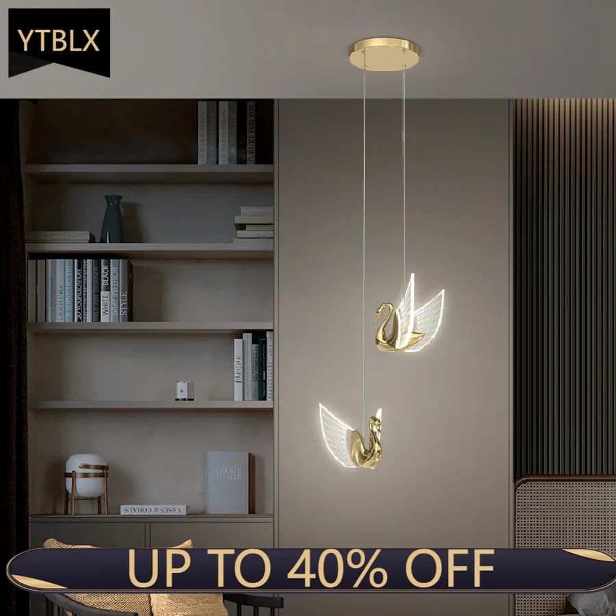 Swan LED Pendant Light Indoor Lighting For Living Room Decoration Bedside Bedroom Stairs Aisle Nordic Hanging Lamp
Swan LED Pendant Light Indoor Lighting For Living Room Decoration Bedside Bedroom Stairs Aisle Nordic Hanging Lamp