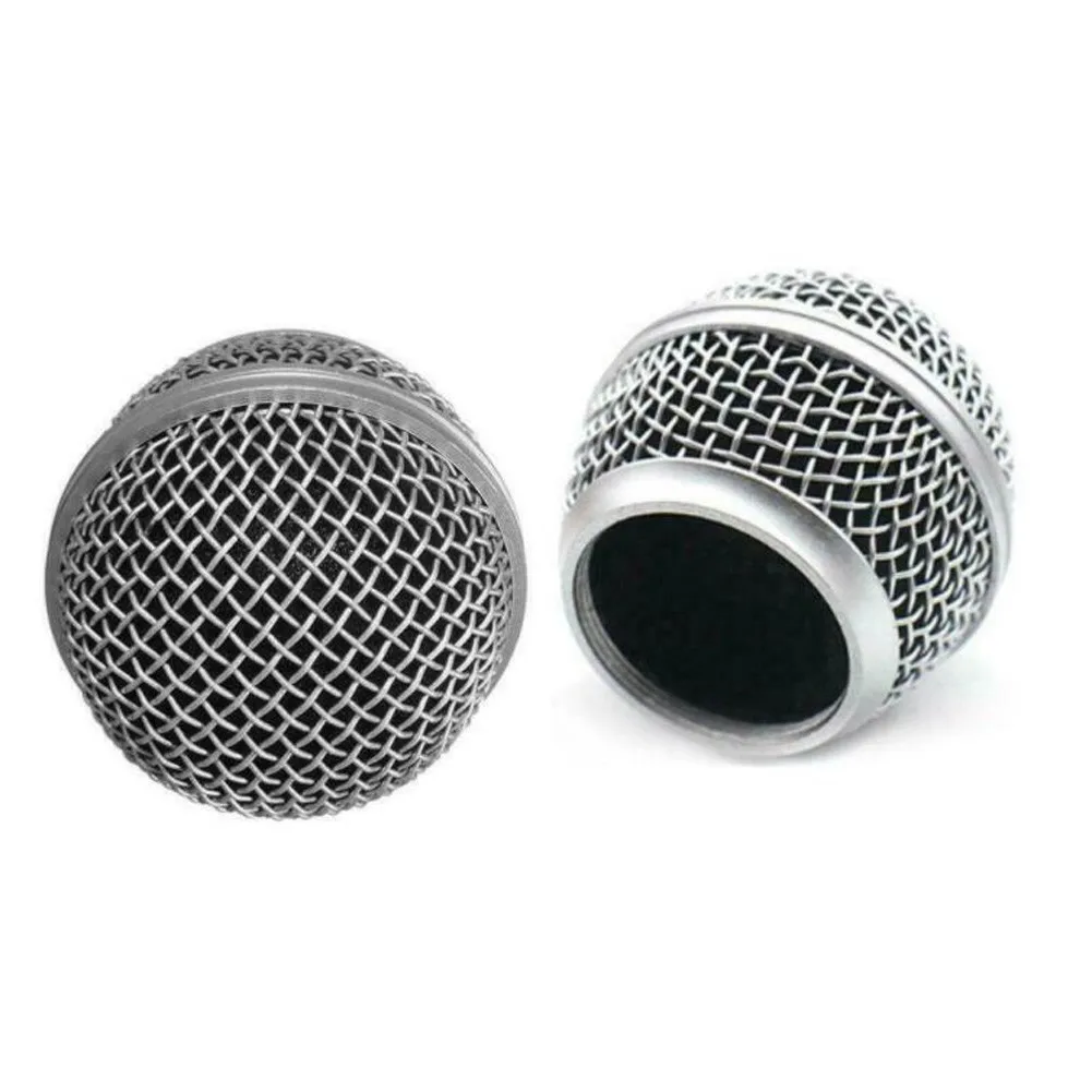 Metal Replacement-Head Mesh Microphone Grille For Shures-SM58 Cardioid Pick-up Pattern Replacement Ball Head Microphone Grille
Metal Replacement-Head Mesh Microphone Grille For Shures-SM58 Cardioid Pick-up Pattern Replacement Ball Head Microphone Grille