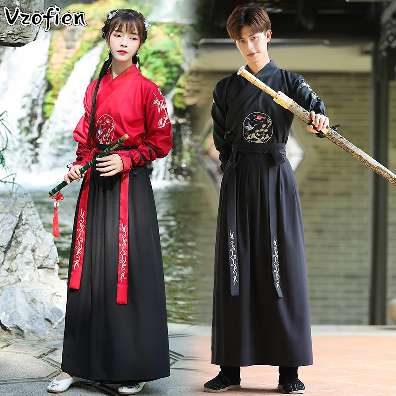 Han Dynasty Hanfu Folk Dress Men Women Hanfu Ancient Costume Chinese Traditional Tang Suit Adult Couples Cosplay Costume
Han Dynasty Hanfu Folk Dress Men Women Hanfu Ancient Costume Chinese Traditional Tang Suit Adult Couples Cosplay Costume