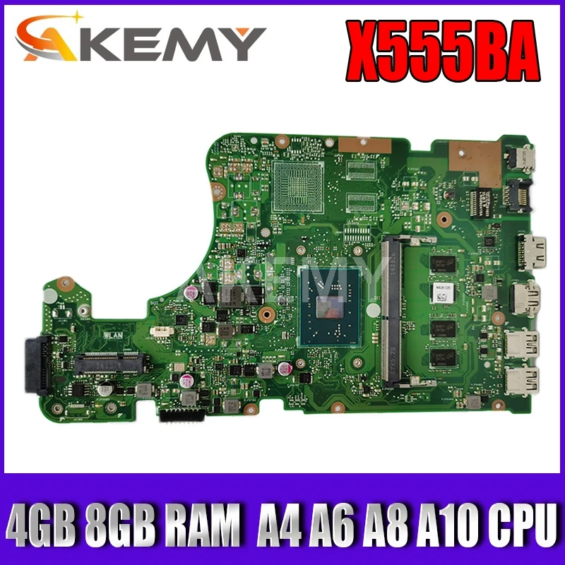 Материнская плата Akemy для ASUS X555Q, A555Q, X555QG, X555BP, X555BA, Laotop, материнская плата X555QA, X555BA с 4 ГБ, 8 ГБ ОЗУ, A4, A6, A8, A10, ЦП
Материнская плата Akemy для ASUS X555Q, A555Q, X555QG, X555BP, X555BA, Laotop, материнская плата X555QA, X555BA с 4 ГБ, 8 ГБ ОЗУ, A4, A6, A8, A10, ЦП