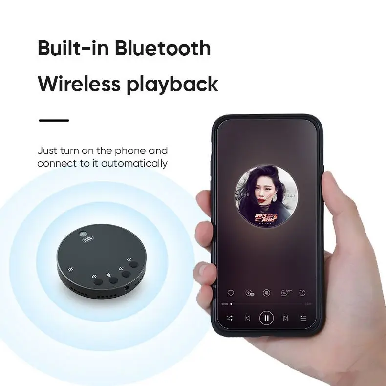 Daymic portable Microphone BT Wireless USB Speakerphone Conference for broadcasting gaming
Daymic portable Microphone BT Wireless USB Speakerphone Conference for broadcasting gaming