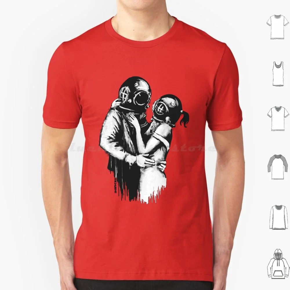 Banksy Graffiti Love Deep Loving And Embracing Couple With Helmets On Dark Gray Background Hd High Quality Online Store T Shirt
Banksy Graffiti Love Deep Loving And Embracing Couple With Helmets On Dark Gray Background Hd High Quality Online Store T Shirt