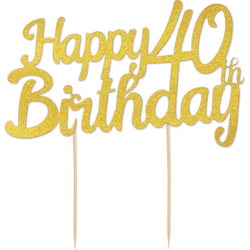 10pcs Happy Birthday Cake Decoration Glitter 30th Birthday Cake Ornaments Golden Happy Birthday Cake Card
10pcs Happy Birthday Cake Decoration Glitter 30th Birthday Cake Ornaments Golden Happy Birthday Cake Card
