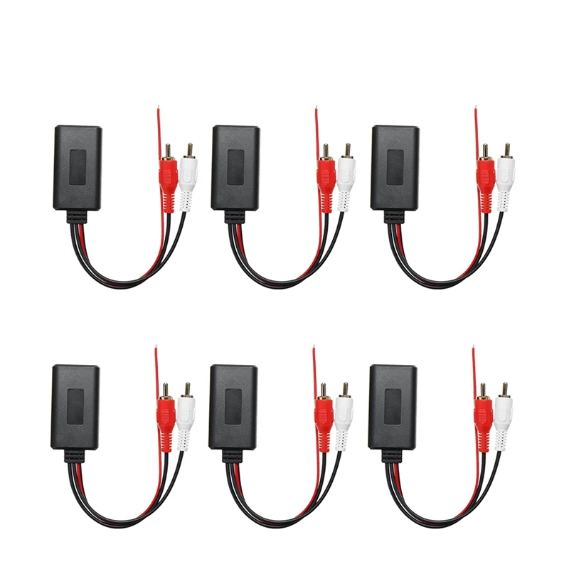 6 Pcs Car Universal Wireless Bluetooth Module Music Adapter Cable with 2 RCA AUX in Music Audio
6 Pcs Car Universal Wireless Bluetooth Module Music Adapter Cable with 2 RCA AUX in Music Audio