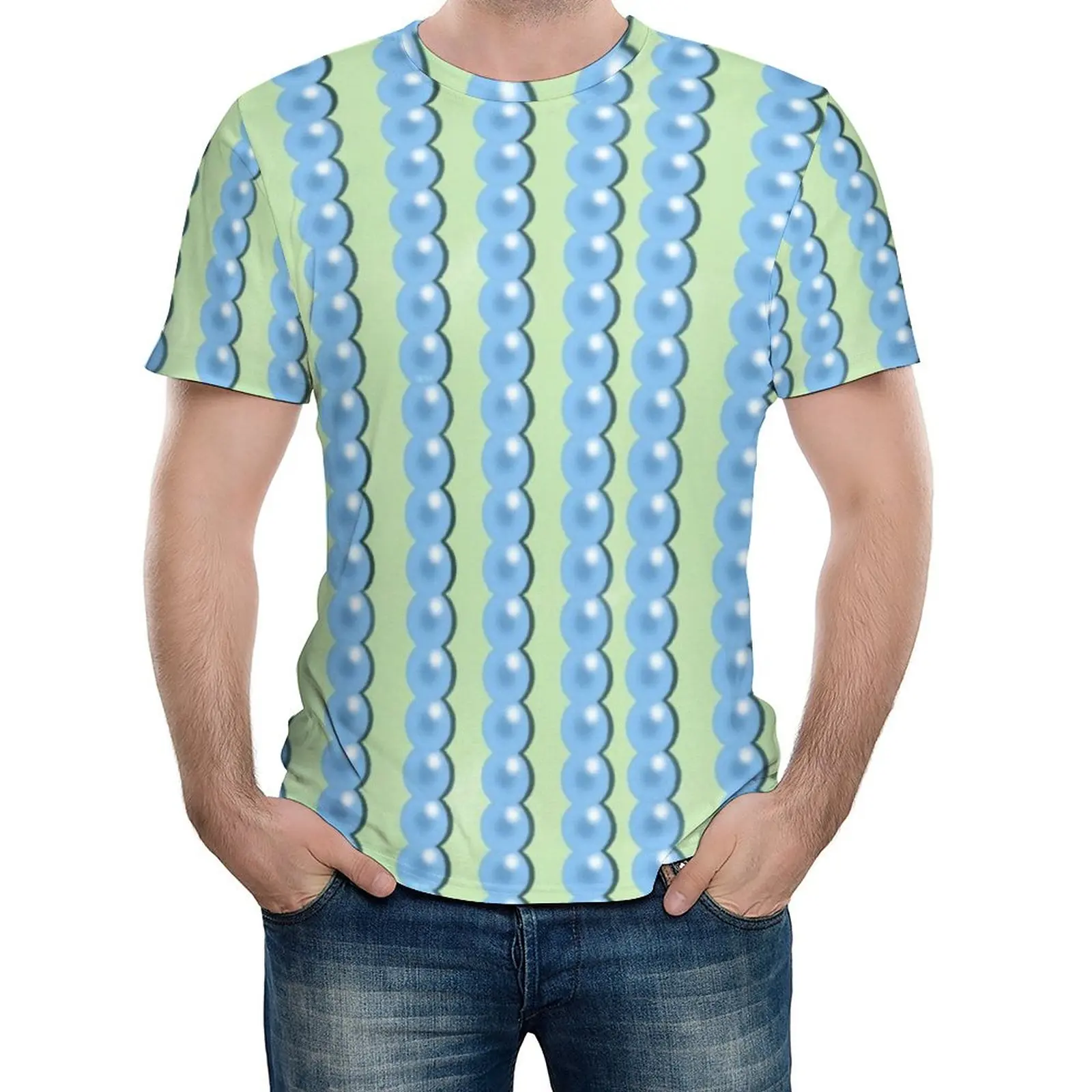 White Beads Print T Shirt Circle Pattern Hippie T-Shirts Couple Streetwear Tshirt Original Short Sleeve Pattern Tops Big Size
White Beads Print T Shirt Circle Pattern Hippie T-Shirts Couple Streetwear Tshirt Original Short Sleeve Pattern Tops Big Size